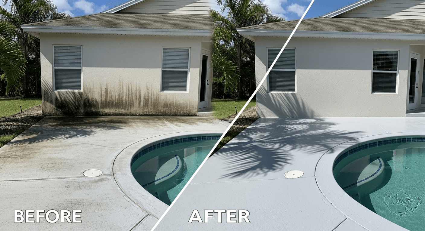 Driveway & Patio Pressure Washing in Seffner